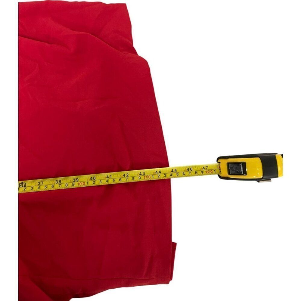 Zara Women Midi Dress M Red Sleeveless Cut Out Sexy Gold Ring 9878/166 NWT - Picture 11 of 12